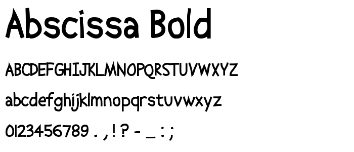 abscissa font free download