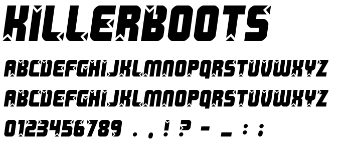 Killerboots font