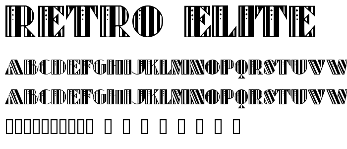 Retro Elite Free Font Download - Font Supply