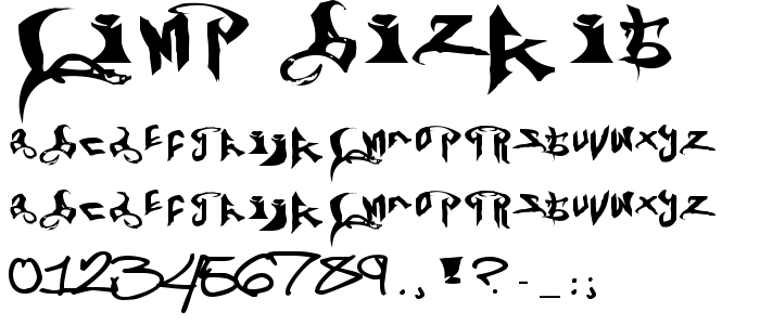 Limp Bizkit Free Font Download Font Supply